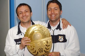 SPLIT, 25. SVIBNJA 2005. - Elvis Scoria i Dragan Skočić