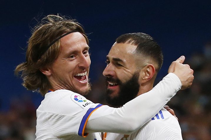 Luka Modrić i Karim Benzema/Foto REUTERS