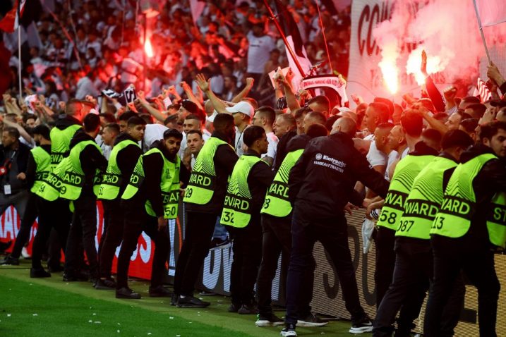 Navijači Eintrachta/Foto REUTERS