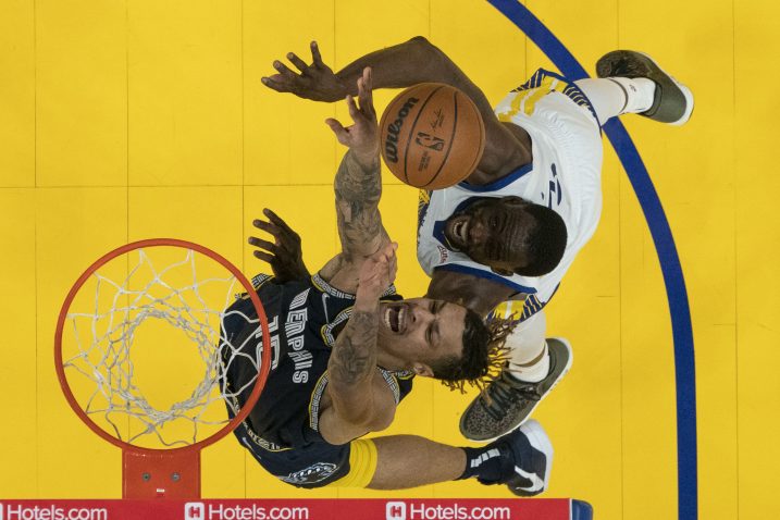Brandon Clarke i Draymond Green/Foto REUTERS