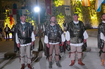 Brončani vitez Josip Barčić, slavodobitnik Martin Kordić i srebrni Šimun Tomulić / Foto Hrvoje Hodak