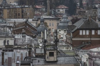 Jedna od fotografija iz serije »Ideologija kvadrata« Ideologija kvadrata - Sarajevo / Foto MARIJA JANKOVIĆ
