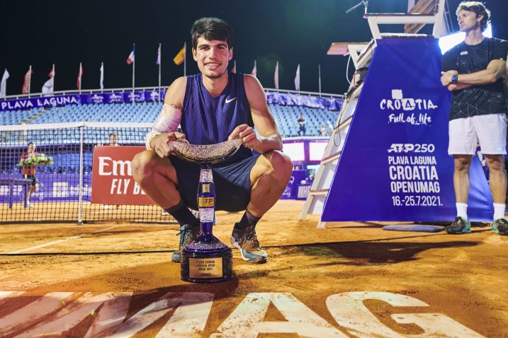 Carlos Alcaraz i Juan Carlos Ferrero/Foto ATP Umag