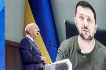 Klaus Schwab i Volodimir Zelenskiy - Reuters