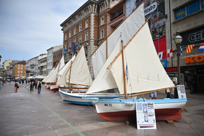 Jučer su predstavljene tradicijske barke obnovljene u sklopu EU projekta Arca Adriatica / Foto Mateo LEVAK