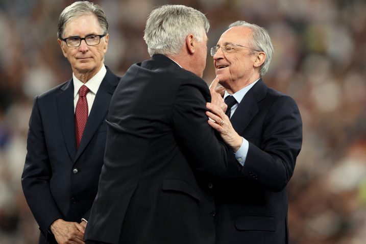 Florentino Perez u društvu Carla Ancelottija/Foto REUTERS