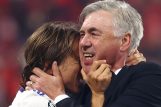 Luka Modrić i Carlo Ancelotti/Foto REUTERS