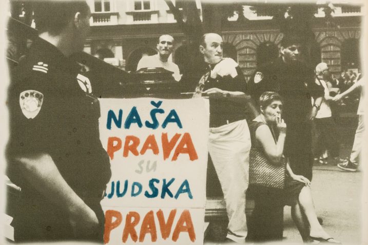 S prvog Pridea u Hrvatskoj, 2002. godine / Foto arhiva LORI