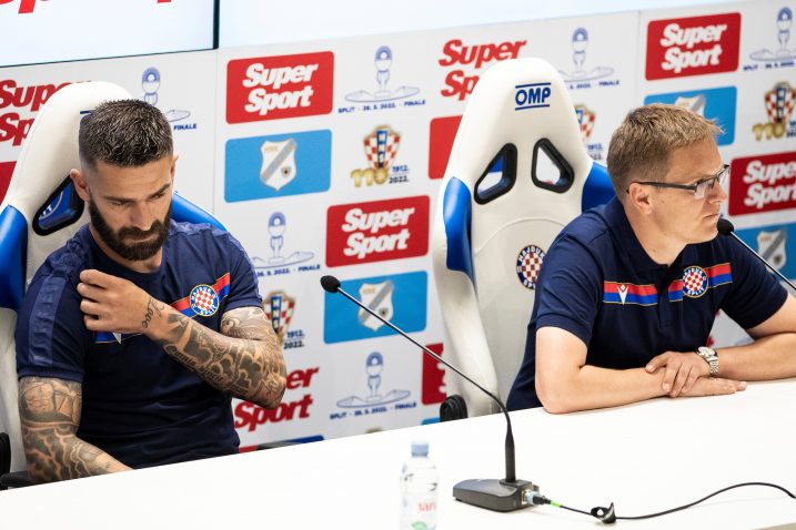 Marko Livaja i Valdas Dambrauskas/Foto PIXSELL