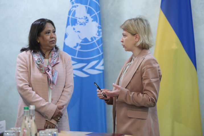 Pramila Patten i Olga Stefanišina / Foto Screenshot Twitter