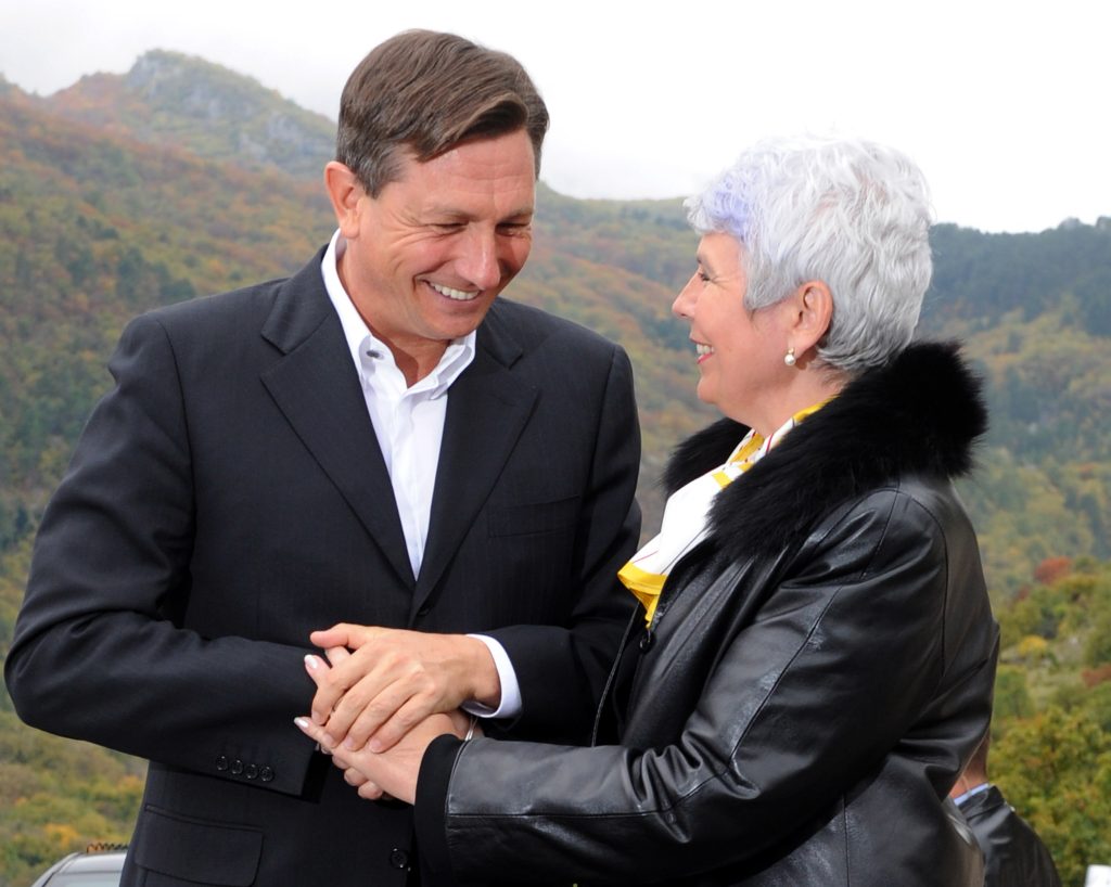 Dobrosusjedski odnosi - Borut Pahor i Jadranka Kosor / Snimio Davor KOVAČEVIĆ