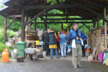 Tridesetak hrvatskih i slovenskih umjetnika okušalo se u izradi skulptura u novoj peći / Snimio M. KRMPOTIĆ