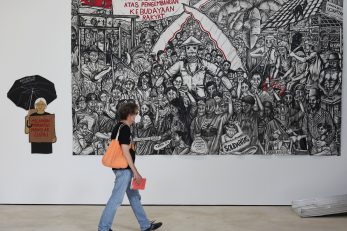 "People Justice" - djelo umjetničkog kolektiva "Taring Padi" / Reuters