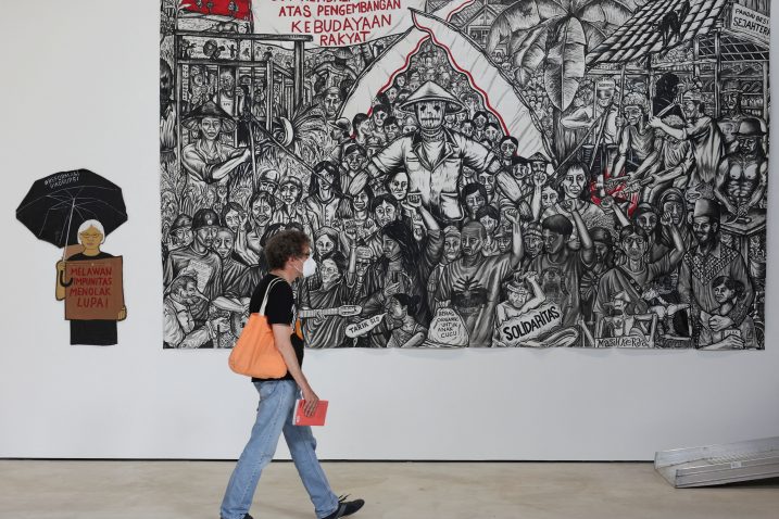 "People Justice" - djelo umjetničkog kolektiva "Taring Padi" / Reuters