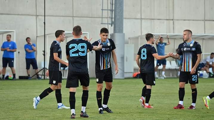 RIJEKINA MLADOST NA OKUPU - Filip Braut, Matija Frigan, Veldin Hodža, Adrian Liber i Ivan Smolčić/Foto HNK Rijeka