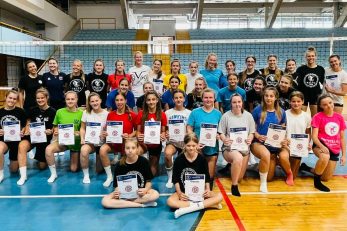 Polaznice Cro volley kampa u Rijeci