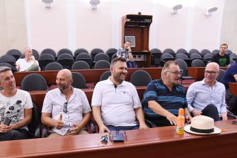 Zvonimir Peranić, Dražen Mikulić, Slavko Sekulić, Bojan Šober i Marin Blažević / Foto SERGEJ DRECHSLER