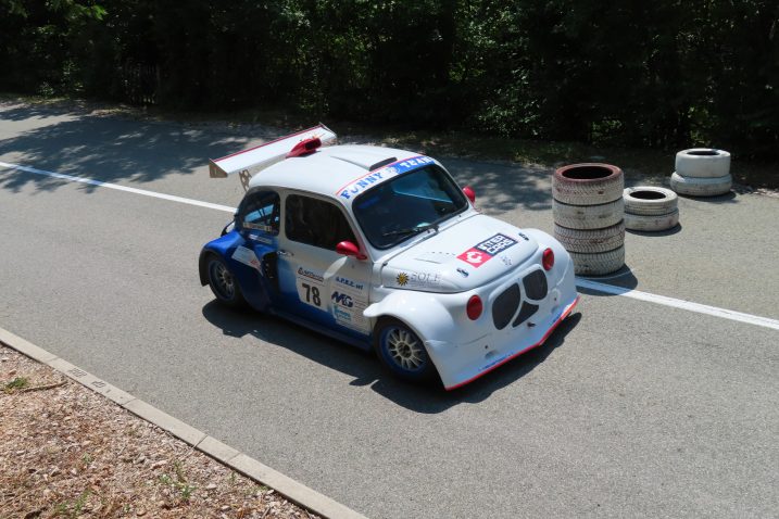 Marco Tessari u svojem Fiatu 500/M. KRPAN