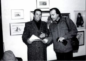S Antunom Šoljanom u Salonu Schira, 1985. / Foto obiteljski album