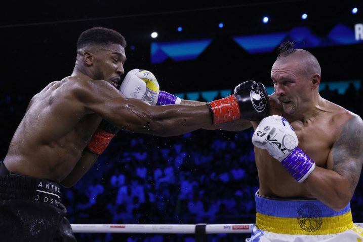 Anthony Joshua i Oleksandr Usik/Foto REUTERS