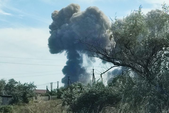 Krim, dim, eksplozija: Reuters