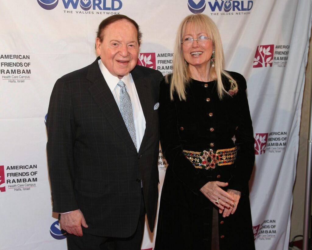  Sheldon Adelson i Miriam Adelson 