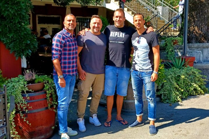 David Burburan, Željko Markus, Ivan Krapić i Alen Brala