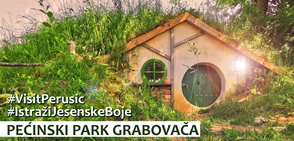 Hobitska kuća, pećinski park Grabovača, Lika