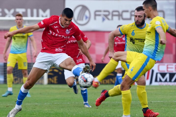 GOLGETERSKI POST - Napadač Džemal Ibiši tijekom susreta s BSK-om/Foto M. GRACIN