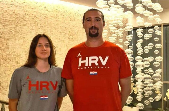 Viktoria Rogić i trener Krešimir Kozlevčar