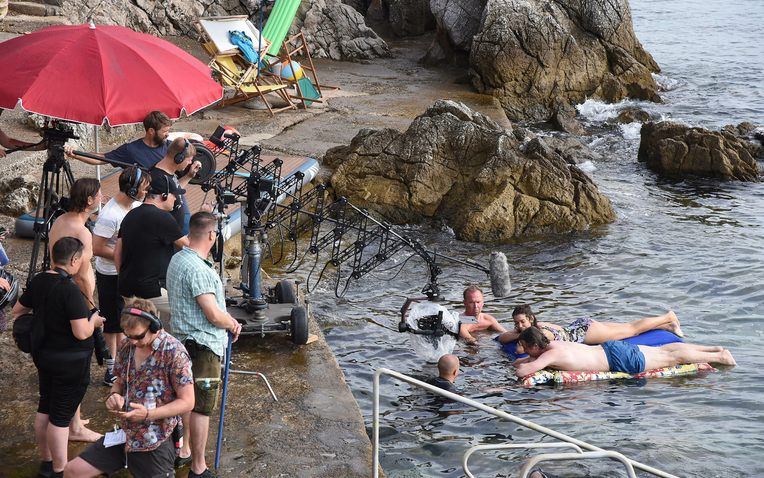 Snima se njemačka serija Mošćenička Draga "glumi" Novi list