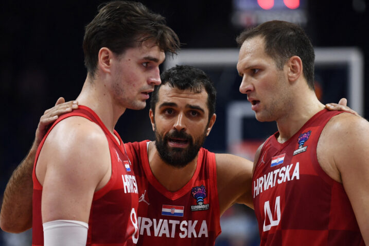 Mario Hezonja, Krunoslav Simon i Bojan Bogdanović/Foto REUTERS