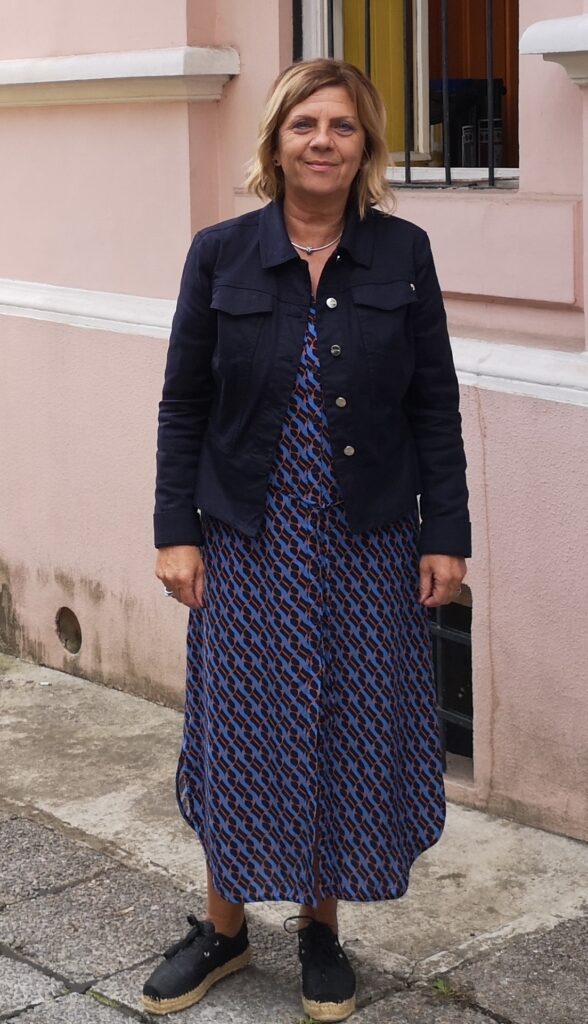 Ravnateljica Sibila Roth ispred nekadašnjeg vrtića, a sada privremeno Ugostiteljske škole u Opatiji