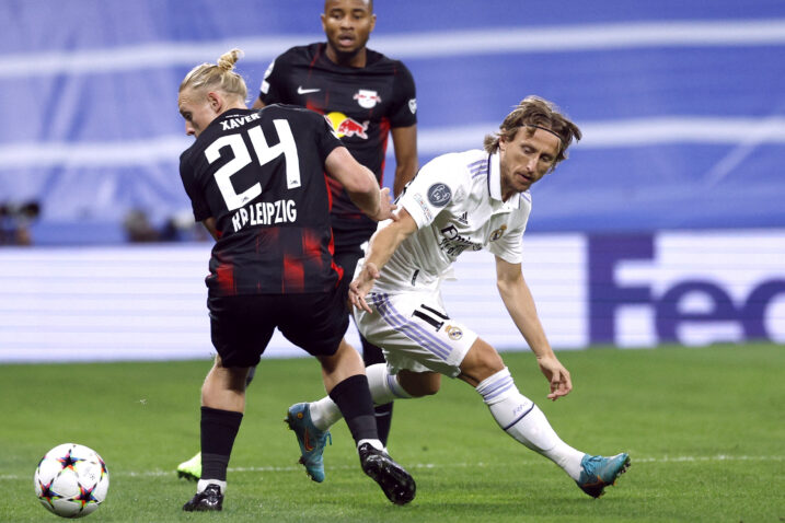 Luka Modrić i Xaver Schlager/Foto REUTERS