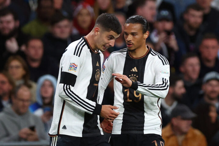 Kai Havertz i Leroy Sane/Foto REUTERS