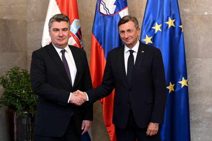 Zoran Milanović i Borut Pahor