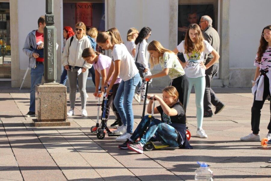 Eko utrka romobila i skateboarda na Korzu, dan mobilnosti / Foto Grad Rijeka