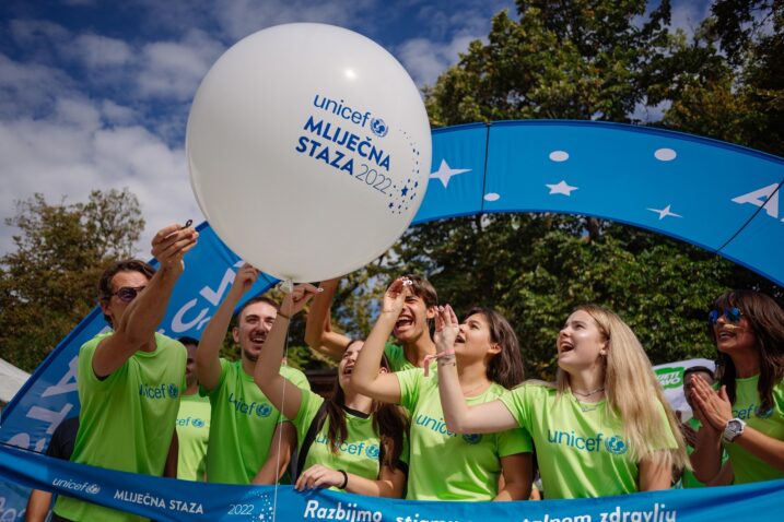 Sa starta humanitarne utrke Mliječna staza / Foto UNICEF