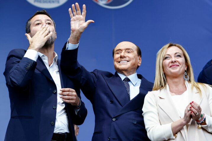 Matteo Salvini, Silvio Berlusconi i Giorgia Meloni / Reuters