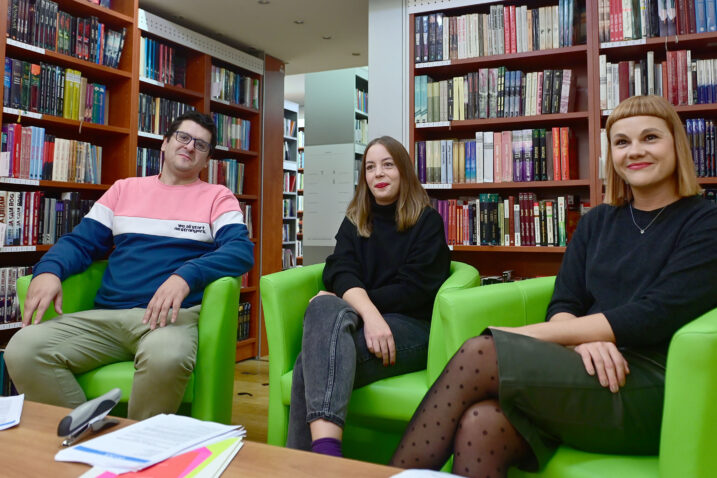 Kristian Benić, Tanja Badanjak i Kristina Đoja na konferenciji za novinare / Foto: VEDRAN KARUZA