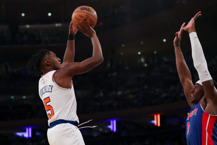 Immanuel Quickley i Jalen Duren/Foto REUTERS