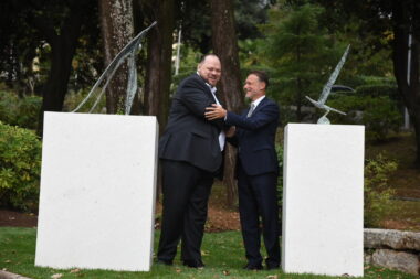 Ruslan Stefanchuk i Gordan Jandroković otkrili su spomenik Ivanu Franku / Snimio Sergej DRECHSLER