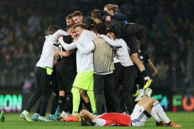 Slavlje igrača Sturma/Foto REUTERS