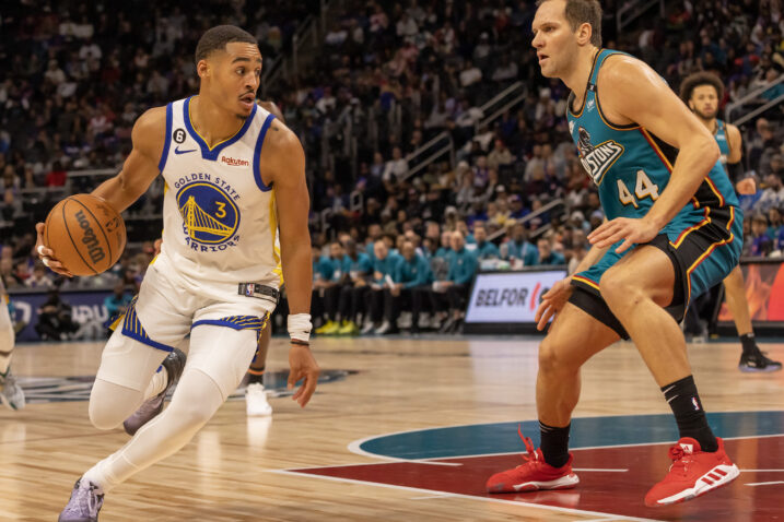 Jordan Poole i Bojan Bogdanović/Foto REUTERS