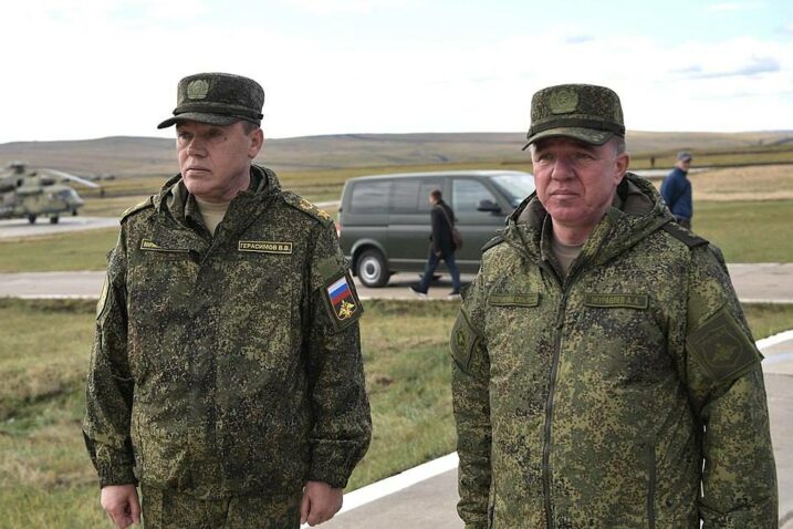 Ruski generali Gerasimov i Žuravljov / Foto Screenshot Twitter