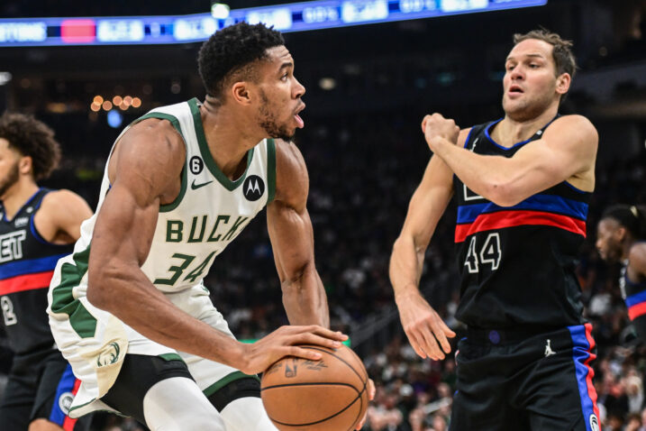 Giannis Antetokounmpo i Bojan Bogdanović/Foto REUTERS