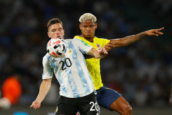 Giovani Lo Celso protiv Kolumbije/Foto REUTERS