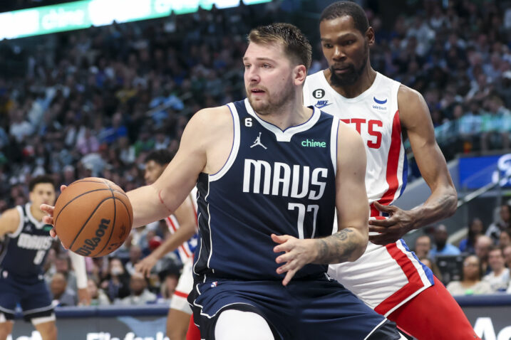 Luka Dončić i Kevin Durant/Foto REUTERS