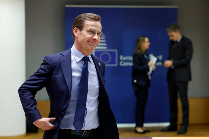 Švedski premijer Ulf Kristersson / REUTERS