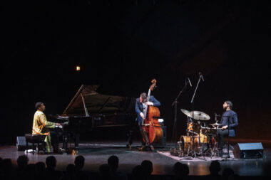 Trio američkog pijanista Christiana Sandsa / Foto DAVOR HRVOJ